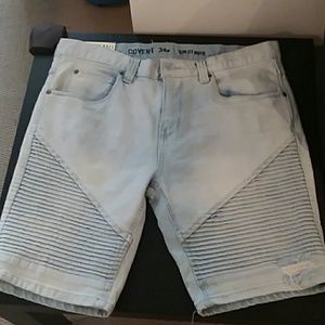 New Aged Denim Style Moto Shorts